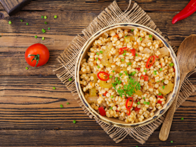 cous cous con verdure e ceci